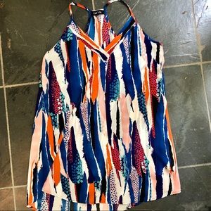 Multi-Colored Slip Dress